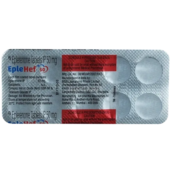 eplehef 50mg tablet 10's